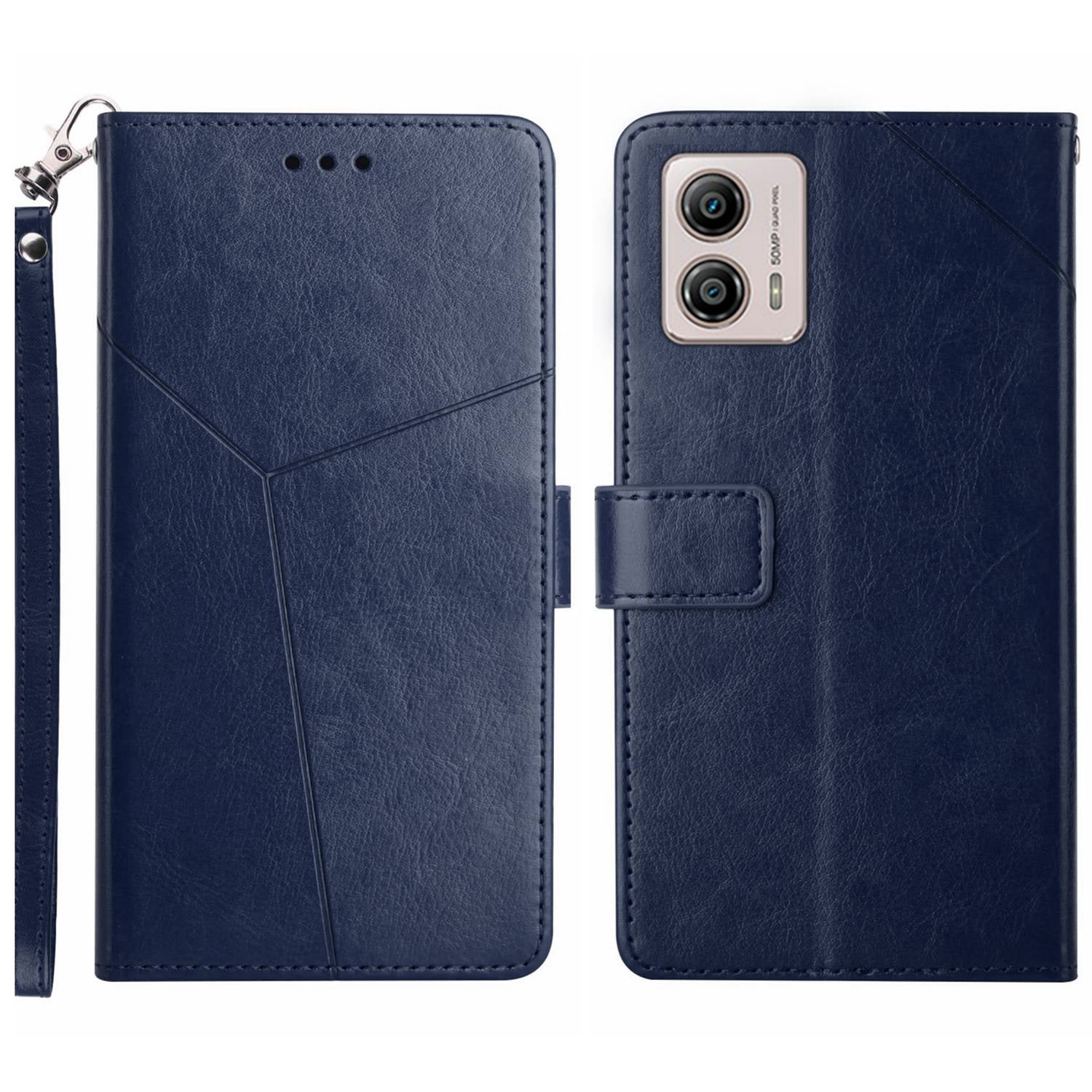 HT01 For Motorola Moto G53 5G PU Leather Imprinted Y-shaped Line Flip Phone Case Wallet Phone Stand Cover HT01 For Motorola Moto G53 5G PU Leather Imprinted Y-shaped Line Flip Phone Case Wallet Phone Stand Cover